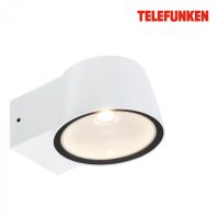 BRILONER TELEFUNKEN LED venkovn� n�st�nn� sv�tidlo, IP54 vod�odoln� a prachot�sn�, b�l� hlin�k 323006TF