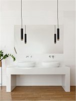 NOVA LUCE závěsné svítidlo POGNO černá a zlatý hliník GU10 1x10W IP20 220-240V bez žárovky 9911525 NOVA LUCE závěsné svítidlo POGNO černá a zlatý hliník GU10 1x10W IP20 220-240V bez žárovky 9911525