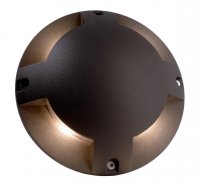 Light Impressions KapegoLED podlahov� a n�st�nn� a stropn� sv�tidlo Helios IV 220-240V AC/50-60Hz 5,50 W 3000 K 150 lm tmav�ed� 732050