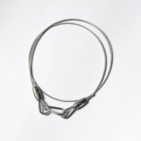 �vazek 1 m z lanka s oky a karabinou