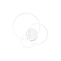 LED Stropn� a n�st�nn� sv�tidlo Ideal Lux FRAME PL CERCHIO BIANCO 255019 40W 2800lm 3000K IP20 56cm b�l�