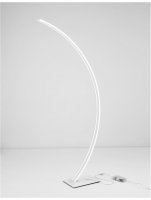 NOVA LUCE stojac� lampa BRETON b�l� hlin�k a akryl LED 40W 230V 3000K IP20 stm�vateln� 9348074
