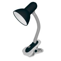 Kanlux SUZI stoln� lampa �ern� HR-60-B max.1x60W E27 s klipem 07151
