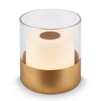 BRILONER LED nab�jec� stoln� lampa, 10 cm, 2W, 150lm, zlat� BRILO 7483017