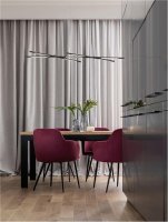 NOVA LUCE z�v�sn� sv�tidlo RACCIO �ern� kov a akryl LED 27W 230V 3000K IP20 stm�vateln� 9695213