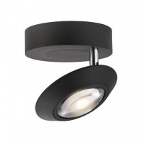 PAUL NEUHAUS LED stropní svítidlo PURE Oculis, černá , stmívatelné, otočné a nastavitelné 2700K PAUL NEUHAUS LED stropní svítidlo PURE Oculis, černá , stmívatelné, otočné a nastavitelné 2700K