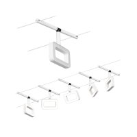 PAULMANN LED lankov� syst�m Frame z�kladn� sada 5x4,8W 3000K 230/12V b�l� mat/chrom