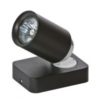 Stropn� a n�st�nn� bodov� sv�tidlo AZzardo Tomi 1 black AZ0681 GU10 1x50W IP20 12cm �ern�