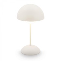 BRILONER Kugle stoln� lampi�ka - 3W, 250lm, bezdr�tov�, LED, stm�vateln�, dotykov� vyp�na�, tepl� b�l�, b�l� 7578016