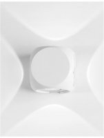 NOVA LUCE venkovn� n�st�nn� sv�tidlo ZARI b�l� hlin�k a sklo Osram LED 4x1W 3000K 100-240V 4x38st. IP54 sv�tlo ve �ty�ech sm�rech 9226215