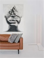 NOVA LUCE stojac� lampa V-LINE �ern� hlin�k a akryl LED 18W 230V 3000K IP20 stm�vateln� 9267109