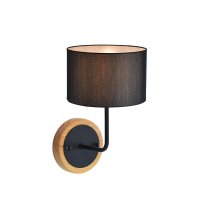 ACA Lighting Textile nástěnné svítidlo OD6508WBK ACA Lighting Textile nástěnné svítidlo OD6508WBK