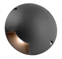 Deko-Light podlahov� a n�st�nn� a stropn� sv�tidlo Helios I 220-240V AC/50-60Hz 2,50 W 3000 K 34 lm �ed� b�idlice RAL 7015 732143