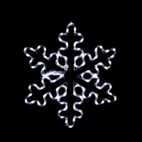 ACA Lighting V�no�n� venkovn� dekorace vlo�ka, 96 LED 4m hadice, studen� b�l�, FLASH efekt, IP44, 56cm, 1.5m nap�jec� kabel XSNOWBLEDW56