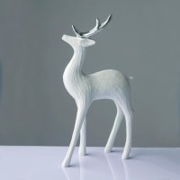 ACA Lighting dekorace sob bílá 31cm X1574716 ACA Lighting dekorace sob bílá 31cm X1574716