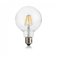 LED Filamentov� ��rovka Ideal Lux GLOBO D095 Trasparente 271606 E27 8W 860lm 3000K CRI90 �ir� nestm�vateln�