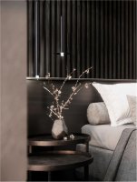 NOVA LUCE závěsné svítidlo DANDIA černý hliník LED závěsné svítidlo 6W 3000K 9540201 NOVA LUCE závěsné svítidlo DANDIA černý hliník LED závěsné svítidlo 6W 3000K 9540201