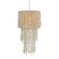 ACA Lighting z�v�sn� sv�tidlo 1XE27 THASSOS b�l� vlna D40XH180CM TF20261P