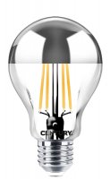 CENTURY FILAMENT LED INCANTO CHIARA HRU�KA SILVER DOME A60 11W E27 2700K