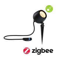 PAULMANN Plug & Shine LED bodov� zahradn� sv�tlo Smart Home Zigbee Kikolo nel�k� hmyz IP65 CCT 6,2W antracit 947.68