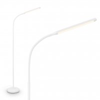 BRILONER Mura stojanov� lampa - 6W, 600lm, LED, stm�vateln�, dotykov� vyp�na�, nastaviteln�, b�l� 1660016