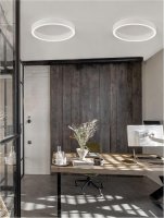 NOVA LUCE stropn� sv�tidlo STING LED hlin�k a akryl b�l� Epistar SMD2835 40W 3000K Eaglerise TRIAC driver D60 H7.8 120st. IP20 stm�vateln� 9558609