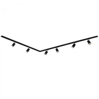 BRILONER Li�tov� syst�m sada 300 cm do L - 4x 230V li�ta 1-f�zov�, 6x spot GU10, �ern� 8011065