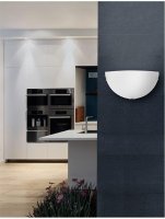 NOVA LUCE nástěnné svítidlo ANCO matné bílé sklo chromovaný kov E27 1x12W 600403 NOVA LUCE nástěnné svítidlo ANCO matné bílé sklo chromovaný kov E27 1x12W 600403