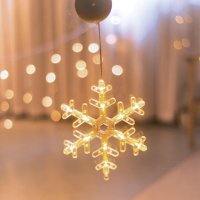 ACA Lighting ozdoba na okno vlo�ka 12 LED WW na baterie 3xAAA IP20 17x20cm X04151111