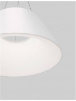 NOVA LUCE závěsné svítidlo VOLCANO kov a akrylový difuzor bílá LED 33W 230V 3000K IP20 9077882 NOVA LUCE závěsné svítidlo VOLCANO kov a akrylový difuzor bílá LED 33W 230V 3000K IP20 9077882