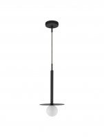 NOVA LUCE závěsné svítidlo PIELO černý kov opálové sklo G9W 1x5W 230V IP20 bez žárovky 9043306 NOVA LUCE závěsné svítidlo PIELO černý kov opálové sklo G9W 1x5W 230V IP20 bez žárovky 9043306