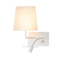 BIG WHITE SOMNILA FLEX vnitřní nástěnné svítidlo LED 3000K, bílá, verze vlevo vč. USB přípojky 1003459 BIG WHITE SOMNILA FLEX vnitřní nástěnné svítidlo LED 3000K, bílá, verze vlevo vč. USB přípojky 1003459