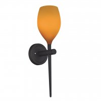 AZzardo IZZA nástěnné svítidlo 1x G9 40W bez zdroje IP20, jantarové/černé AZzardo IZZA nástěnné svítidlo 1x G9 40W bez zdroje IP20, jantarové/černé