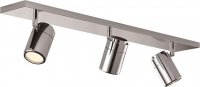 Koupelnové stropní bodové přisazené svítidlo AZzardo Noemie 3 AZ1306 GU10 3x35W IP44 chromové Koupelnové stropní bodové přisazené svítidlo AZzardo Noemie 3 AZ1306 GU10 3x35W IP44 chromové