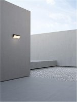 NOVA LUCE venkovn� n�st�nn� sv�tidlo ZENON antracitov� hlin�k a matn� akryl LED 10W 3000K 220-240V 114st. IP65 9492610