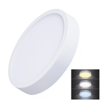 Solight LED mini panel CCT, p�isazen�, 24W, 1800lm, 3000K, 4000K, 6000K, kulat� WD174