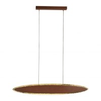 PAUL NEUHAUS LED závěsné svítidlo, imitace plátkového zlata a rzi, designové svítidlo SimplyDim 3000K PN 2481-48 PAUL NEUHAUS LED závěsné svítidlo, imitace plátkového zlata a rzi, designové svítidlo SimplyDim 3000K PN 2481-48