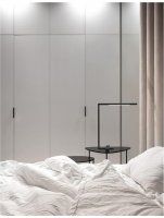 NOVA LUCE stoln� lampa RACCIO �ern� kov a akryl LED 6.8W 230V 3000K IP20 9180724