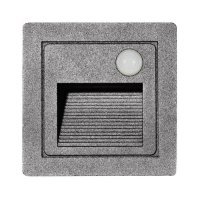 Ecolite SMD venk. schodišťové sv. vč senz, 3W,4000K, IP44,šedá Z01WF/PIR-SED Ecolite SMD venk. schodišťové sv. vč senz, 3W,4000K, IP44,šedá Z01WF/PIR-SED