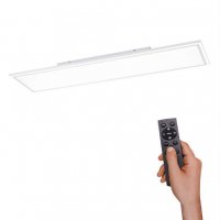 LEUCHTEN DIREKT is JUST LIGHT LED stropn� sv�tidlo hranat� v b�l� s nastavitelnou teplotou barvy a funkc� stm�v�n� 2700-5000K