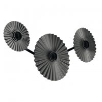 LEDVANCE n�st�nn� sv�tidlo Decor Plisse 3xE27 220-240 V tmav� �ed�