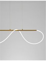 NOVA LUCE závěsné svítidlo TIRIAC zlatý hliník a akryl LED 29W 230V 3000K IP20 stmívatelné 9548103 NOVA LUCE závěsné svítidlo TIRIAC zlatý hliník a akryl LED 29W 230V 3000K IP20 stmívatelné 9548103