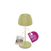 BRILONER Nab�jec� stoln� lampa Riffle Mini - 20 cm, 1,5W, 150lm, bezdr�tov�, LED, stm�vateln�, dotykov� vyp�na�, zelen� 7552019