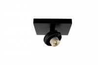 Deko-Light stropn� p�isazen� sv�tidlo - Can Tilt hranat� z�kladna, 1x 7,5 W GU10, �ern� 348265