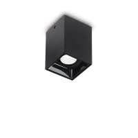 LED Stropn� sv�tidlo Ideal Lux Nitro Square Nero 206042 hranat� �ern� 10W 900lm