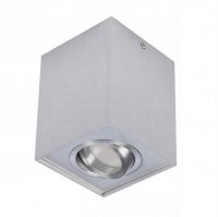 Stropn� bodov� p�isazen� sv�tidlo AZzardo Eloy 1 aluminium AZ0991 GU10 1x50W IP20 9,5cm hranat� hlin�kov�