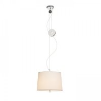 RENDL LEVITA z�v�sn� stahovac� b�l� chrom 230V E27 42W R12477