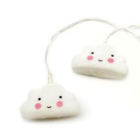 ACA Lighting "plastové mraky", 10 LED dekorační řetěz na baterie (3xAA) + časovač (6ON/18OFF), studená bílá, IP20, 135+30cm čirý přívodní kabel FPCLOUD10W2AT ACA Lighting "plastové mraky", 10 LED dekorační řetěz na baterie (3xAA) + časovač (6ON/18OFF), studená bílá, IP20, 135+30cm čirý přívodní kabel FPCLOUD10W2AT