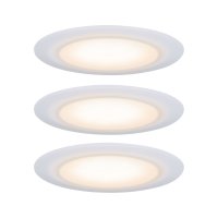 PAULMANN Premium vestavná svítidla sada LED Suon WarmDim 2000-2700K 3x6,5W 230 V saténové 999.42 P 99942 PAULMANN Premium vestavná svítidla sada LED Suon WarmDim 2000-2700K 3x6,5W 230 V saténové 999.42 P 99942