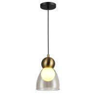 ACA Lighting závěsné svítidlo JULIETTE mosaz a sklo IP20 1xE27 LT1521PCB ACA Lighting závěsné svítidlo JULIETTE mosaz a sklo IP20 1xE27 LT1521PCB